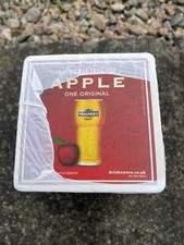 Magners Cider Mats Coasters pack 100 double side beer bar pub man cave red apple