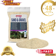 AMTRA White Quartz - Fine White Quartz Aquarium Sand, for Fresh or Salt Water, 