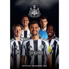 Newcastle United FC 2026 A3 Wall Calendar Official
