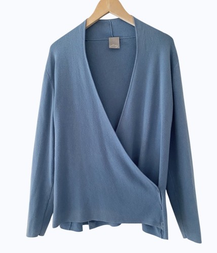 Poetry cornflower blue wrap - poetry,