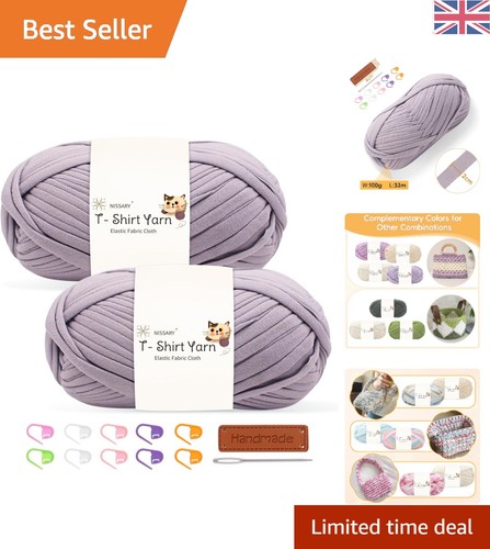 Lavender chunky shirt yarn - t-shirt,
