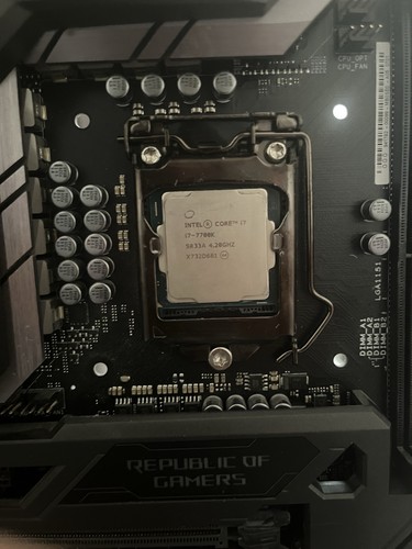 Intel 7700k cpu asus - cpu,