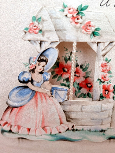 Vintage used crinoline lady - vintage,