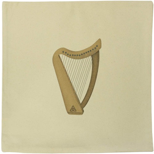 Celtic harp canvas - canvas, cushion