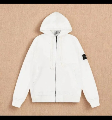 Stone island white fleece - white,