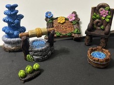Custom Painted Fairy Garden