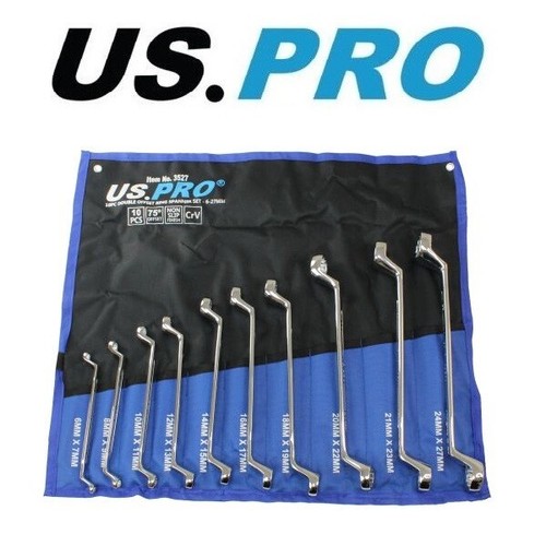 10pc offset ring spanner set - 10pc,