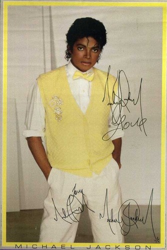 Michael jackson signed - jackson,