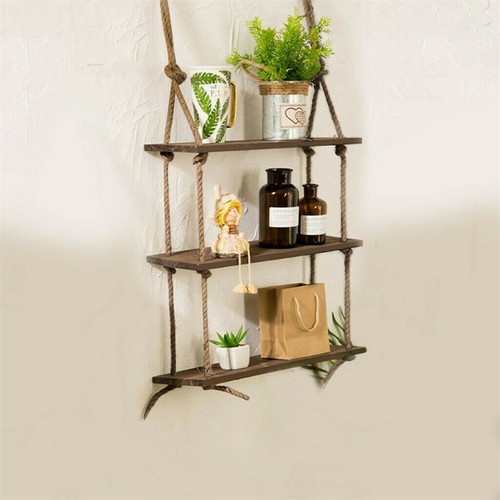 Tier wooden hanging shelf - 3-tier,