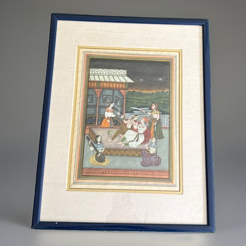 Mughal indian miniature - mughal,