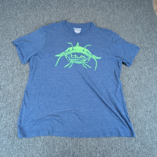 Huk fishing shirt - fishing, blue