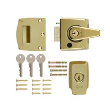 ERA 1830-31  ~ Double Locking High Security Nightlatch ~ 40mm in Brass Finish