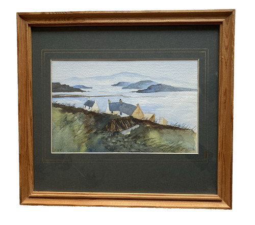 Vintage original watercolour - original,