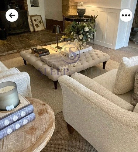 Chesterfield footstool coffee - chesterfield,
