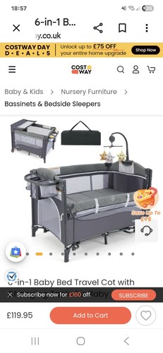 Costway portable baby - costway,