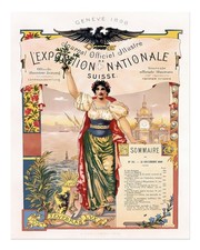 Vintage Swiss Exhibition Wall