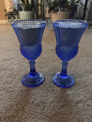 Vtg avon blue - avon, glass