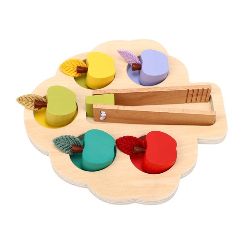 Wood sorting tree fine motor - wood,