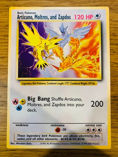 Jumbo articuno moltres - nm!, articuno,