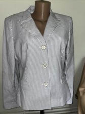 Woman's Jacket 14 Blue & White