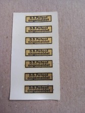 Hofner pickup underside decals.....1960's era.....