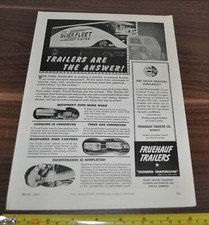1943 Fruehauf Trailer Truck Ad