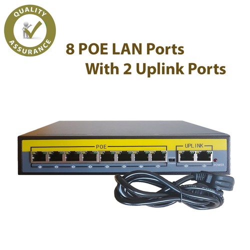 Poe channel switch ethernet - poe, 8