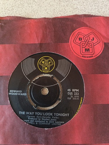 Vinyl single edward woodward - ,