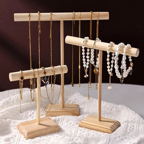 Wooden bar bracelet display - bracelet,