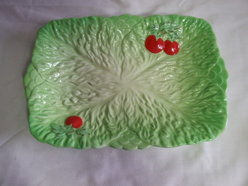 Beswick ware green lettuce - green, &