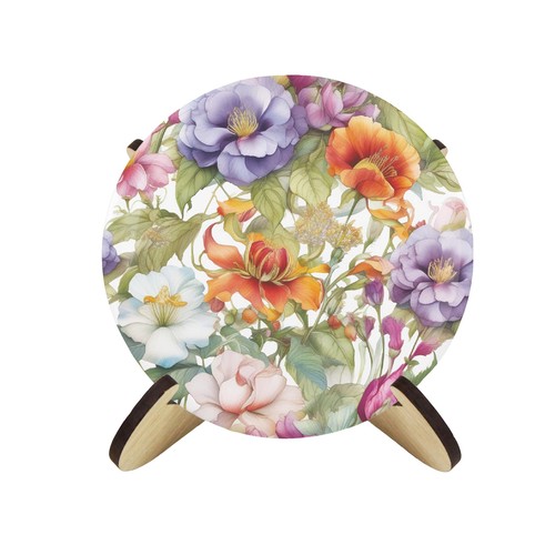Floral ceramic coasters - floral,