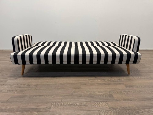 Andy black white sofa bed - black,