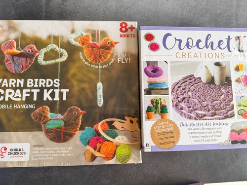Yarn craft kits bundle - 2x,