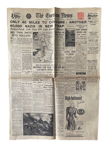 Original ww2 newspaper the - original,