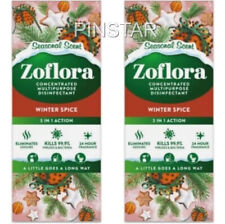 WINTER SPICE  Zoflora Home Antibacterial Concentrated Germ Disinfectant 500ml x2