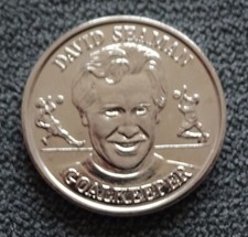 SAINSBURY'S 1998 WORLD CUP ENGLAND COIN DAVID SEAMAN