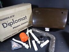 Dudley Diplomat Sepia Brown Toilet Cistern with lid  Unused Retro with Box