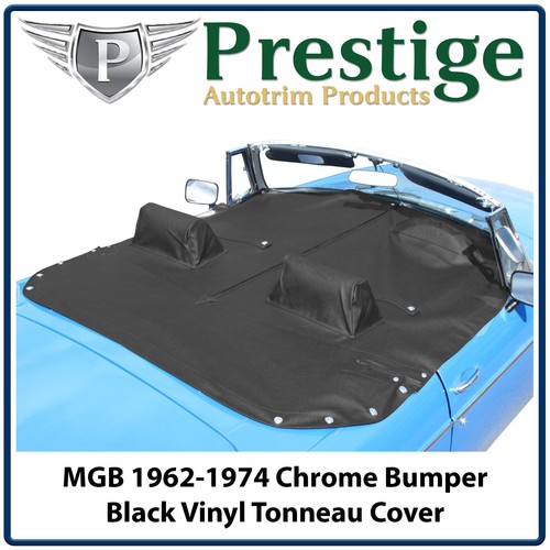 Mgb tonneau cover black - black, vinyl