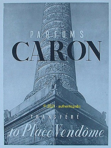 Advertisement caron parfums - advertisement,