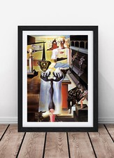 Salvador Dali Invisible Man Framed Print Wall Art Picture A1 A2 A3 Size