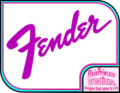 Fender guitar bass - fender, logo