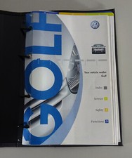 Owner's Manual / Handbook + Wallet VW Golf V / 5 printed 09/2003
