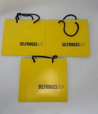 3 X Selfridges Small Yellow