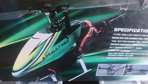 Assault 450 flybarless - 450,
