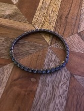 Tanzanite glass elastic tennis