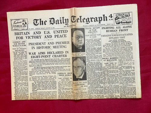 Ww2 newspaper copy august - ww2,