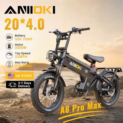 Peak 2000w 33mph bike - e-bike, 20"