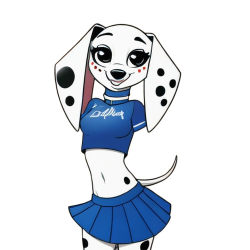 Dolly cheerleader anthro vinyl - anthro,