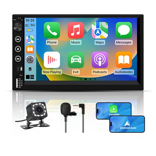 Double din car stereo with - 2,