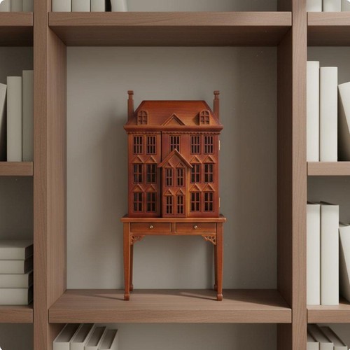 Miniature dollhouse wooden - miniature,